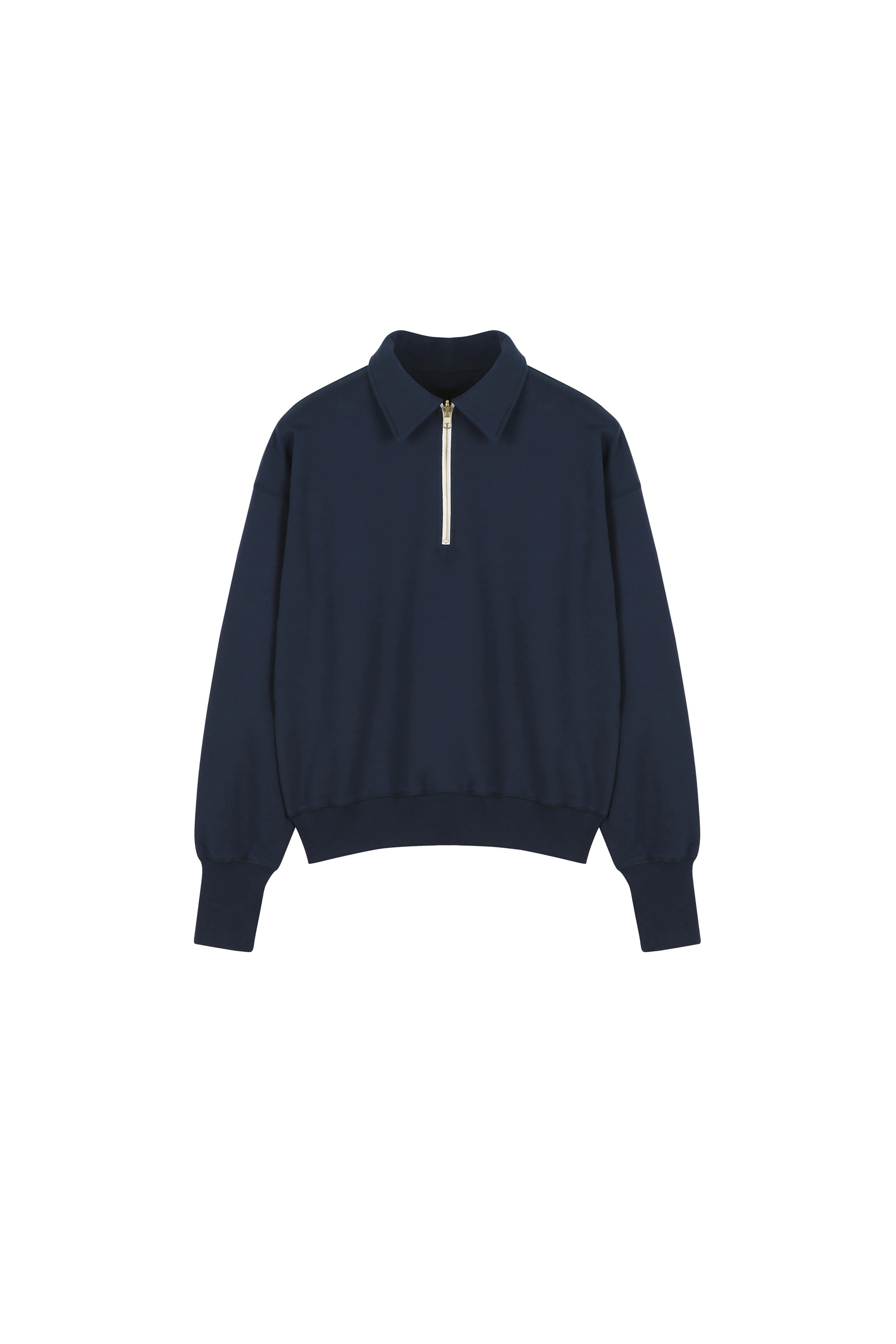 9th) ORE COTTON 001 zip-up Navy
