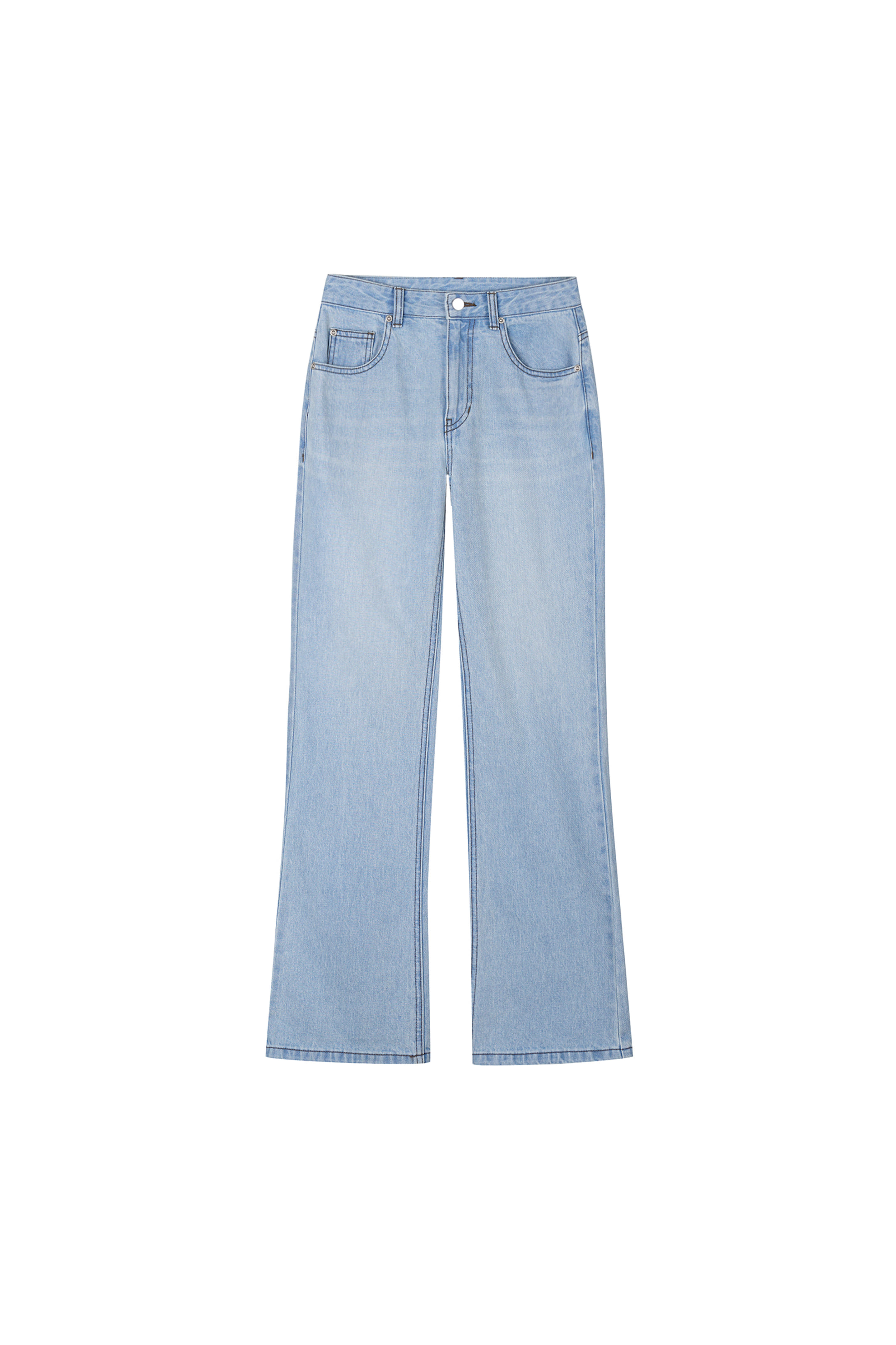 High-rise Flare Jeans L.Blue