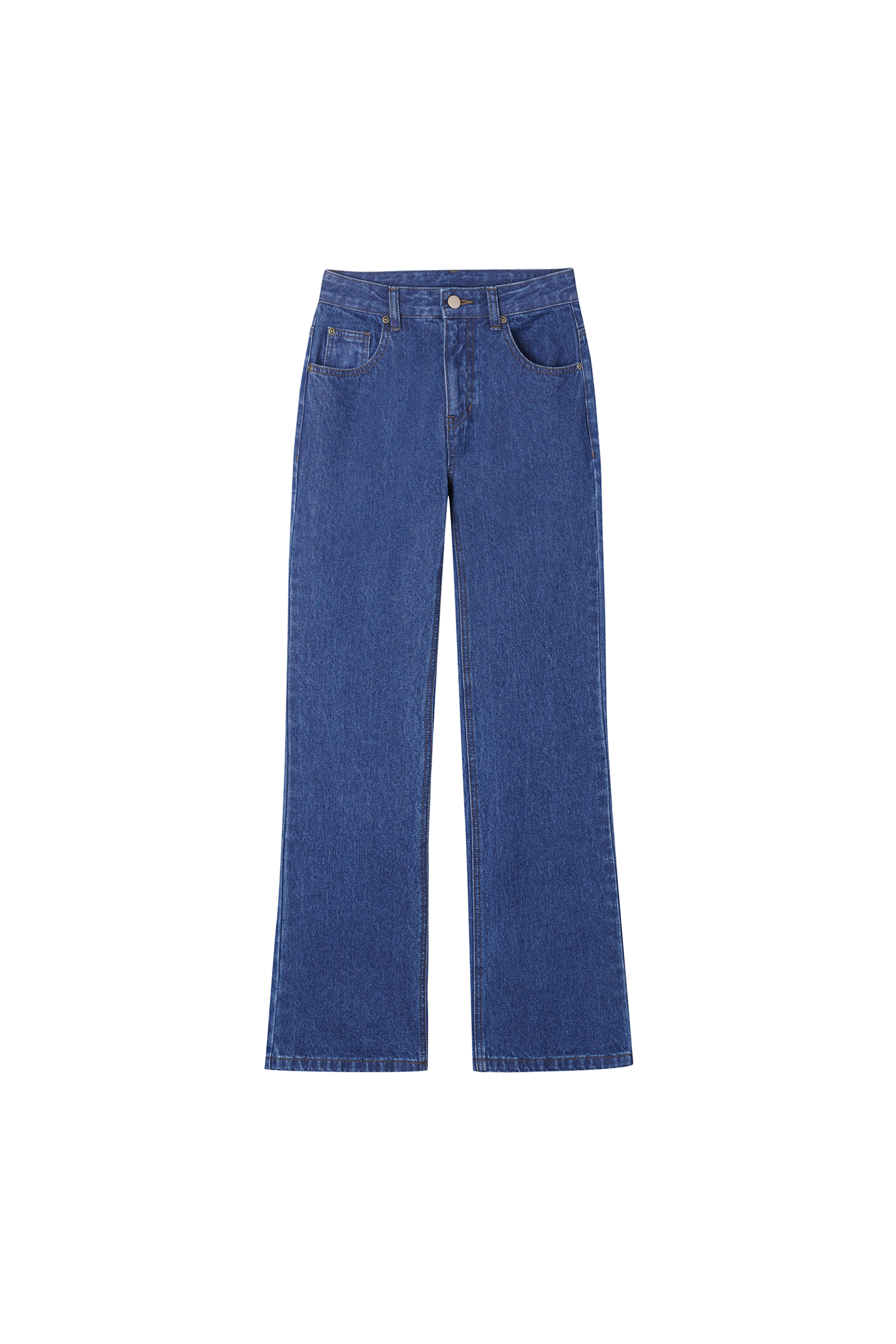 High-rise Flare Jeans M.Blue