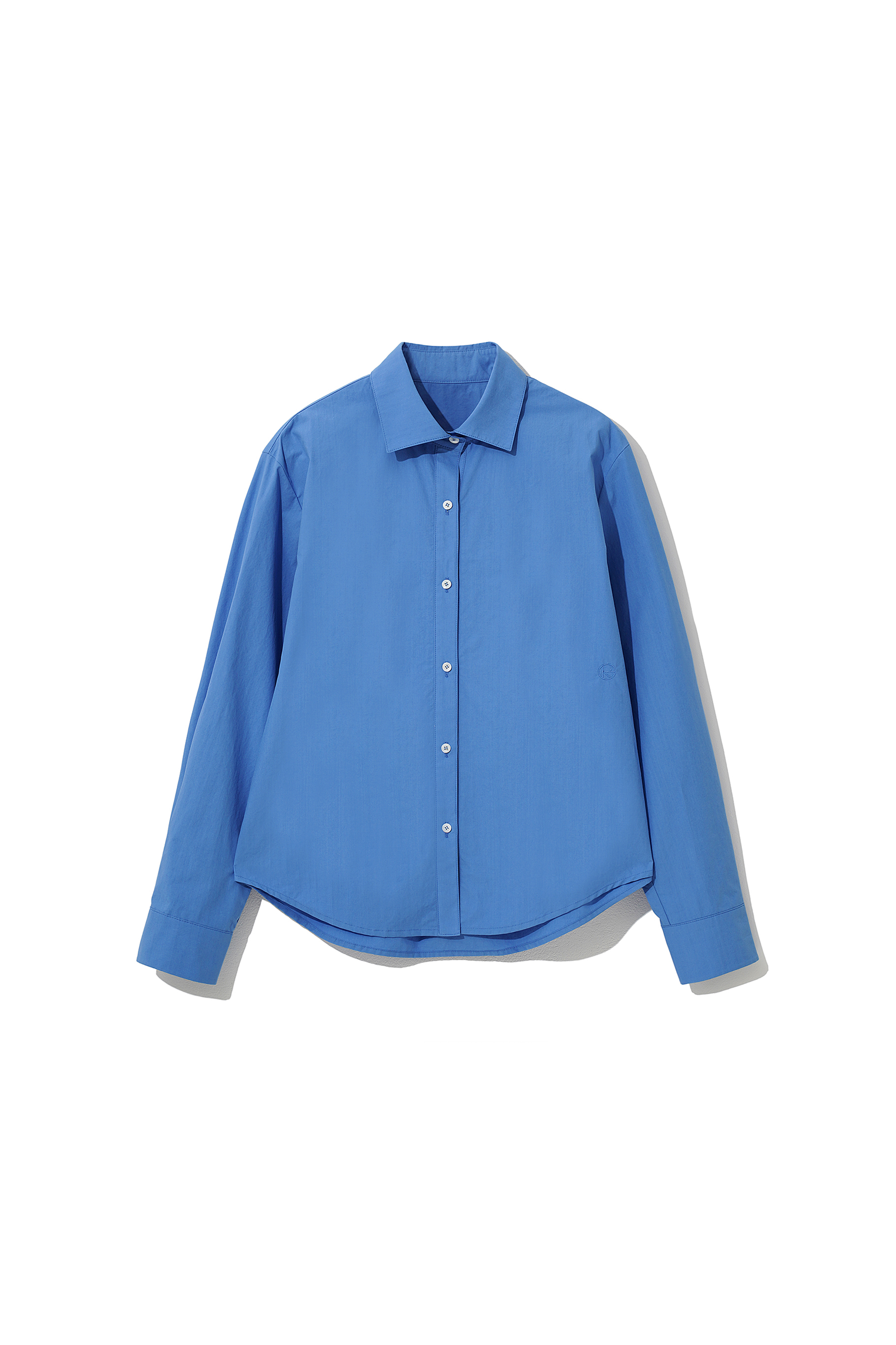 Basic Cotton Shirt Blue
