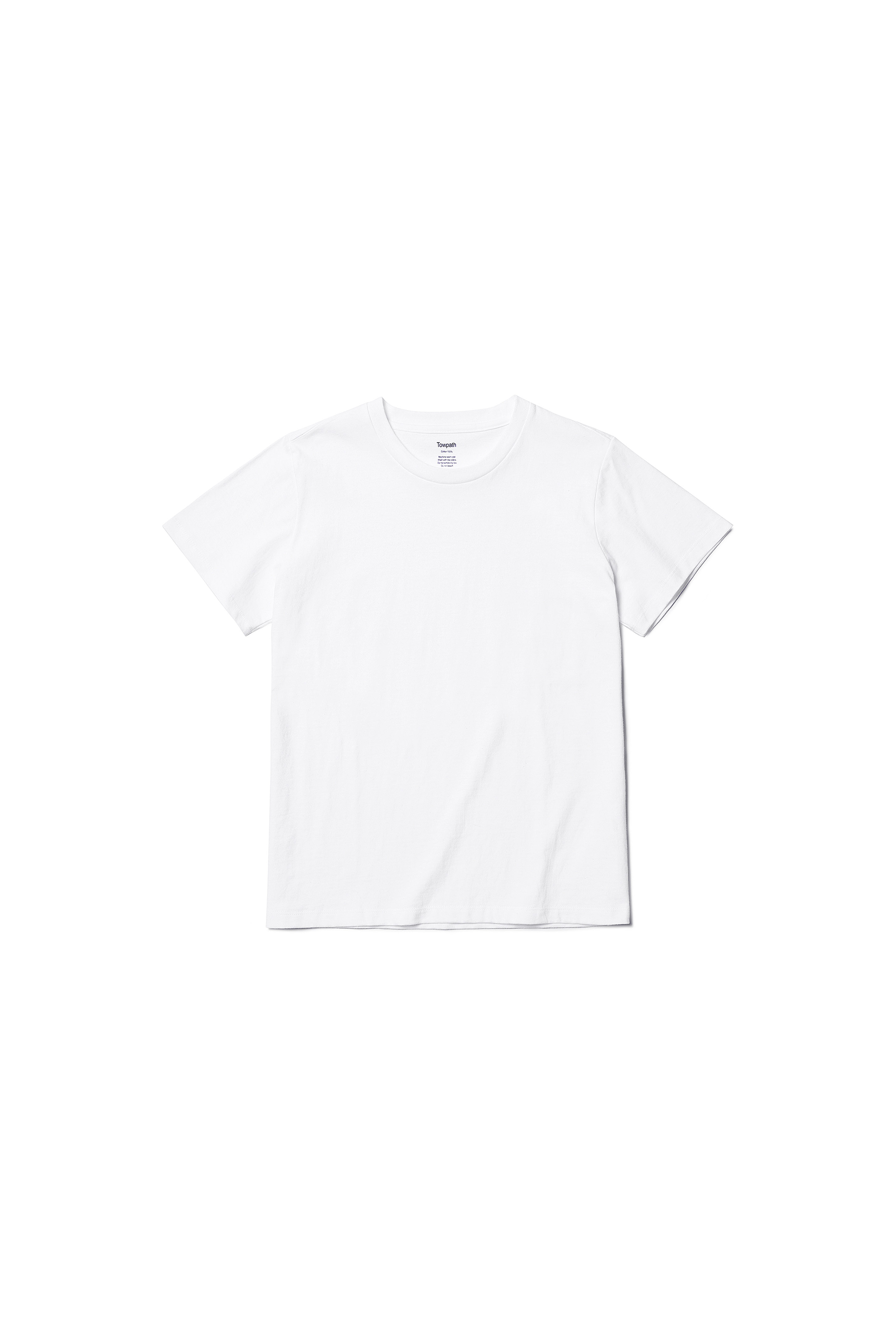 Towpath 002 Crew-neck T-shirt (White)